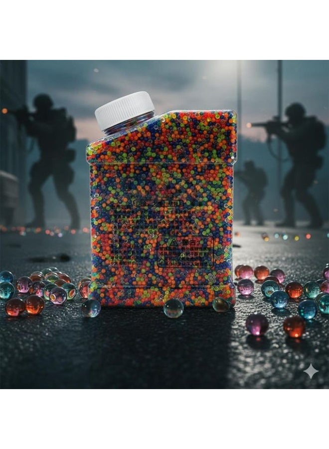 Gel Blaster Ammo – 50,000 PCS Water-Based Gel Balls – Safe, Non-Toxic, 7–8mm Size – Compatible with Most Gel Blasters – High-Absorption Polymer – Ideal for Tactical Outdoor Play – Soak & Load Ready - Image 3